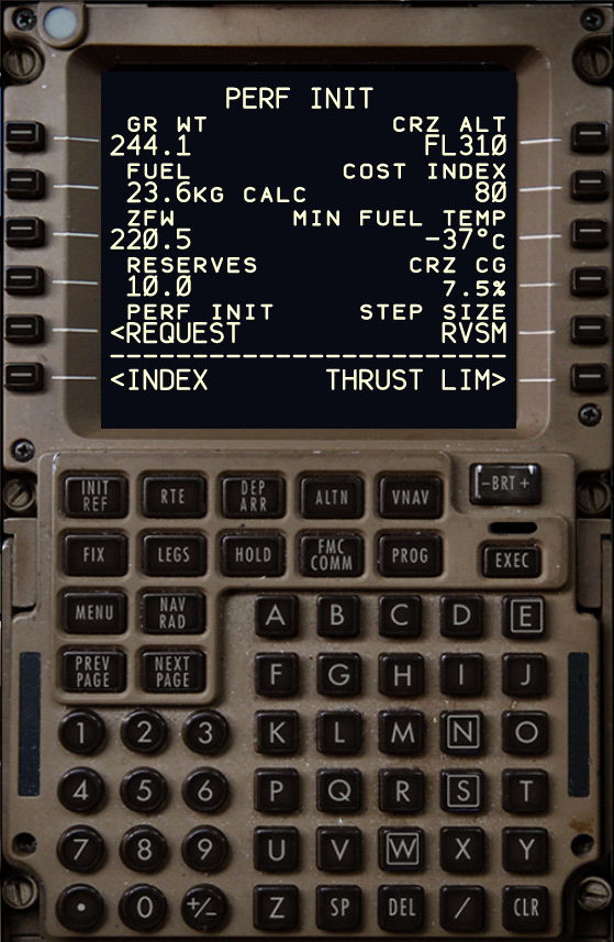 B777 Cruise CoG