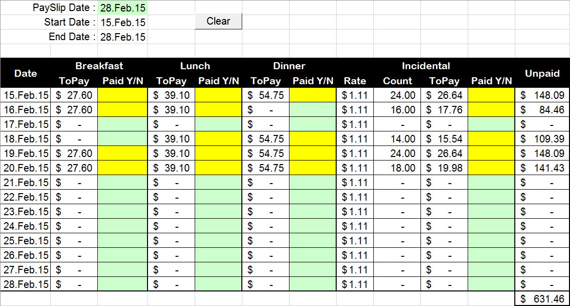 EBA Allowance vs Payslip Calculator